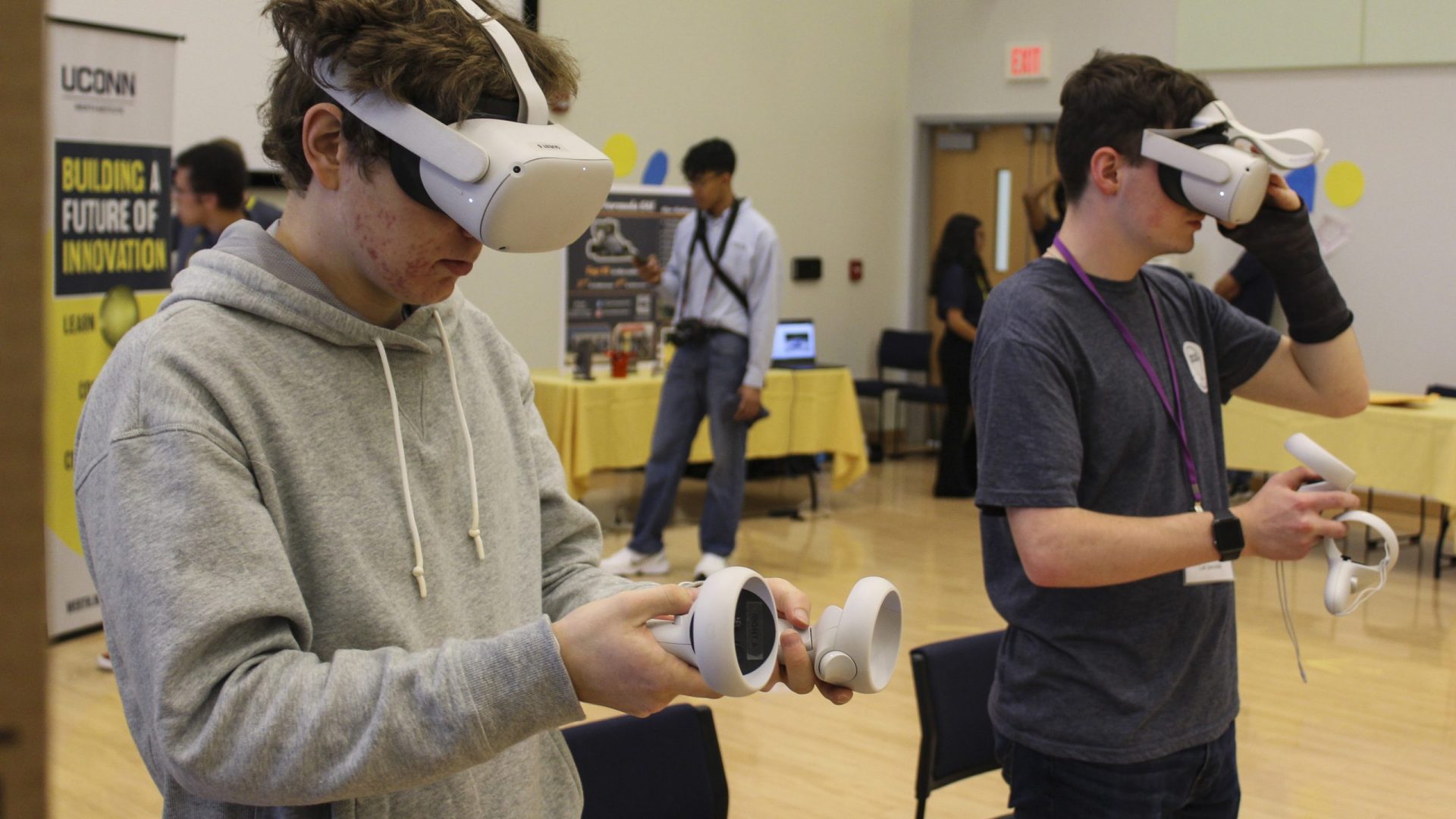 Students Playing with VR Headset